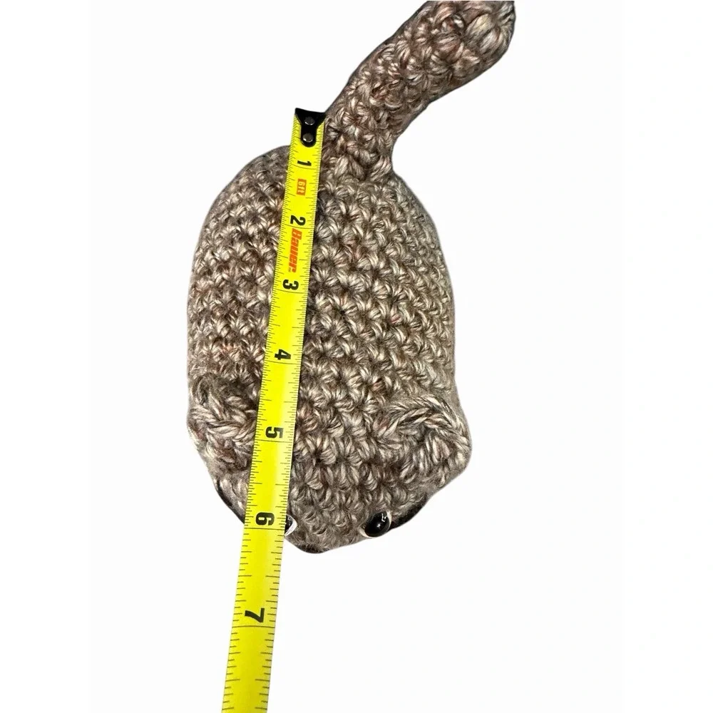New Handmade Crochet Plushie Cat Kitten brown